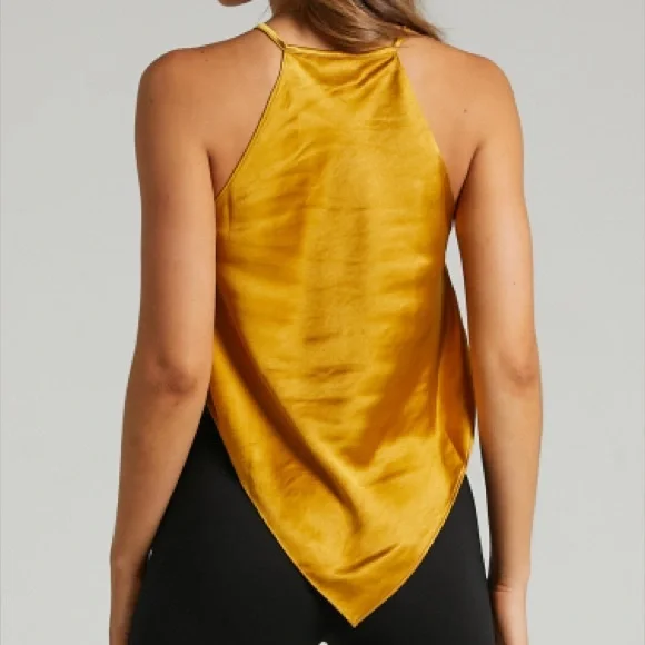 NWT Showpo Nelssy Halter Neck Scarf Top - Picture 1 of 8